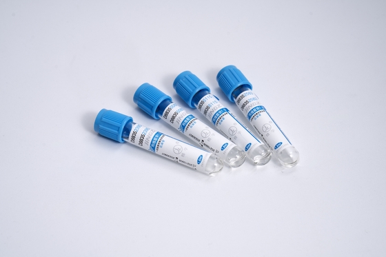 Tubes de coagulation de citrate de sodium bleu approuvées par la CE