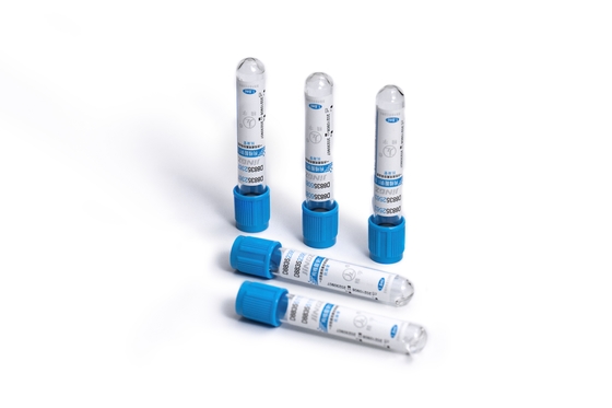 9NC ODM d'OEM de tube de collection de sang de citrate sodique de la coagulation 3,2% disponible