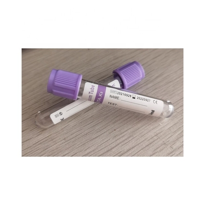 Tubes de collection de sang de l'EDTA K3 du tube 8ml-10ml d'EDTA de Mark Lavender Top de la CE