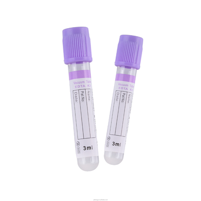 Tube de collection de sang d'EDTA du vide K3