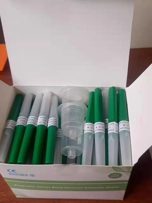 Le support de tube de sang du diamètre 20mm de sécurité a stérilisé le corps translucide de polypropylène