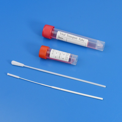 Le virus de pp 5ml-10ml prélevant Kit Vtm Sampling Tube With 2pcs s'est assemblé l'écouvillon