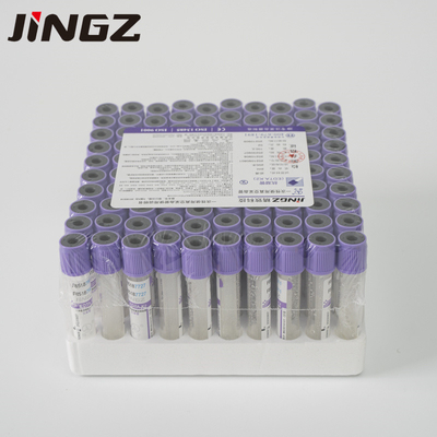 tubes en verre de collection de Violet Vacuum Edta Coated Blood de l'ANIMAL FAMILIER 2-10ml