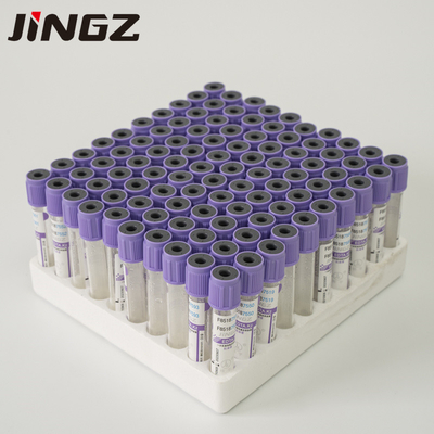 tubes en verre de collection de Violet Vacuum Edta Coated Blood de l'ANIMAL FAMILIER 2-10ml