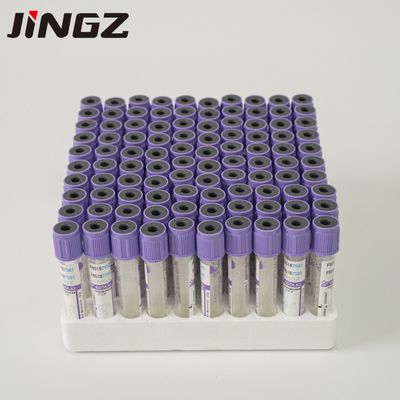 Le CE a approuvé le tube jetable 13*75mm de collection de sang de vide de tube de l'EDTA K2