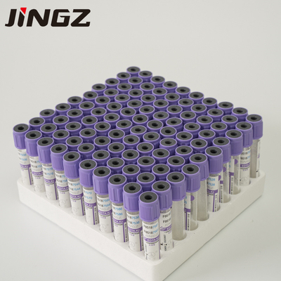 Tube en plastique jetable de collection de sang d'EDTA du coagulant K3 avec l'aiguille