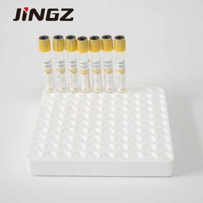 Tube supérieur jaune de ml SST du tube 5 de séparateur de sérum d'ANIMAL FAMILIER en verre pour l'hôpital