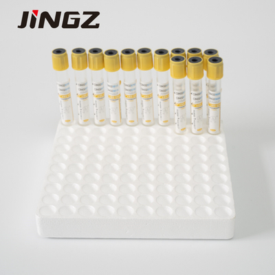 Tube de gel du tube 2-10ml de dessus d'or de la stérilisation par radiation SST avec l'activateur de caillot