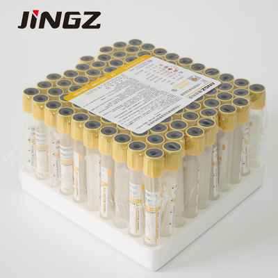 Tube supérieur jaune de ml SST du tube 5 de séparateur de sérum d'ANIMAL FAMILIER en verre pour l'hôpital