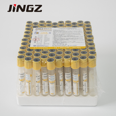 Tube de gel du tube 2-10ml de dessus d'or de la stérilisation par radiation SST avec l'activateur de caillot