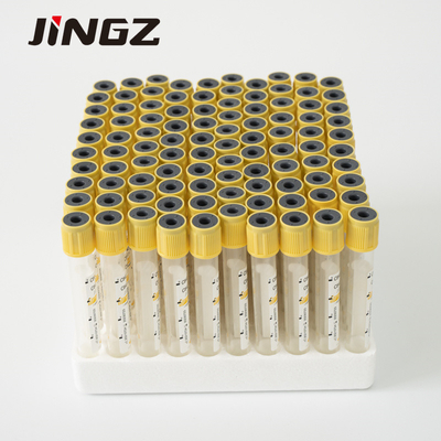 Tube supérieur jaune de ml SST du tube 5 de séparateur de sérum d'ANIMAL FAMILIER en verre pour l'hôpital