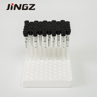 Noir en verre 3,8% citrate la longue esr fiole témoin du tube 8*120mm