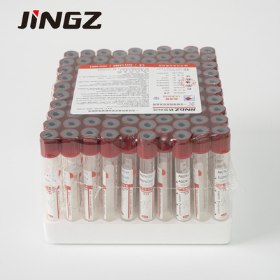 tube simple de collection de prise de sang de vide de tube de 16*100mm accordant Vacuum