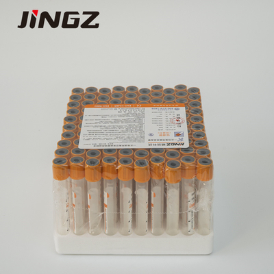 caillot Actiavtor Vacuum orange de sérum de tubes de collection de spécimen du sang 2-10ml