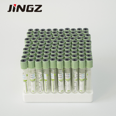 tube de dessus de vert d'héparine de sodium de 13*75mm