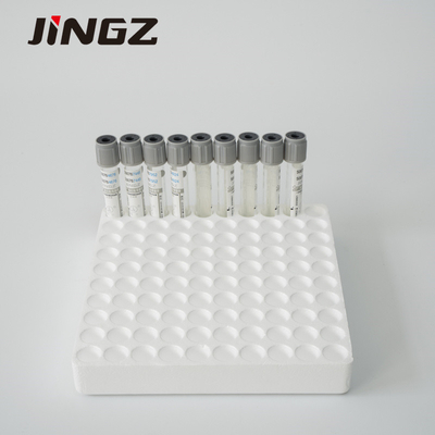 Tube Sugar Test Tube de glucose de tubes d'analyse de sang de l'EDTA K3 de Grey Sodium Fluoride