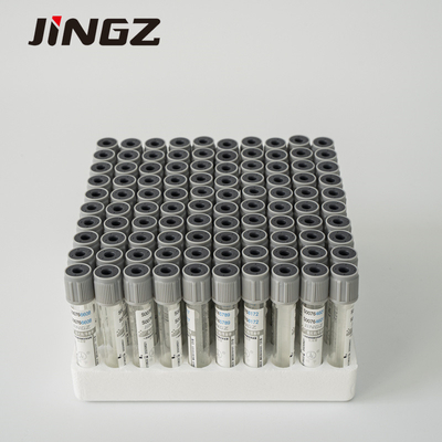 Tube Sugar Test Tube de glucose de tubes d'analyse de sang de l'EDTA K3 de Grey Sodium Fluoride