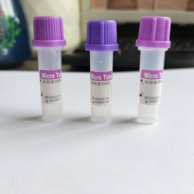 Dessus micro de lavande de stockage de sang de tubes d'EDTA d'anticoagulant de pp
