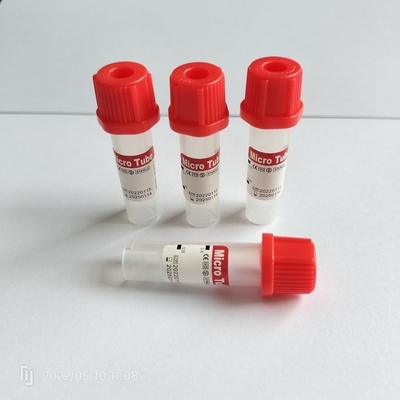 Pas d' additif Mini tube rouge 0,5 ml Tube de prélèvement sanguin pédiatrique