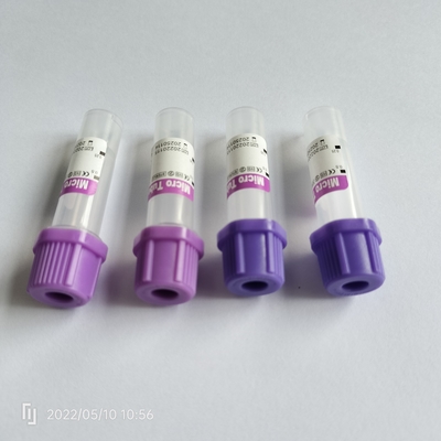 Dessus micro de lavande de stockage de sang de tubes d'EDTA d'anticoagulant de pp