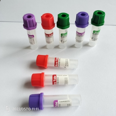 Pas d' additif Mini tube rouge 0,5 ml Tube de prélèvement sanguin pédiatrique