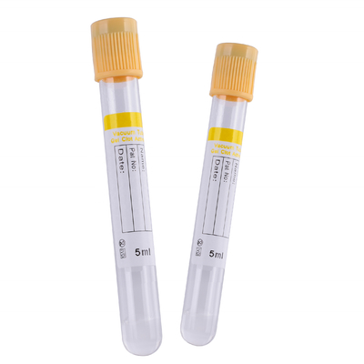 vide en verre de tube d'activateur de caillot de gel de séparation du tube à essai de gel de 4ml 8ml 13*100mm