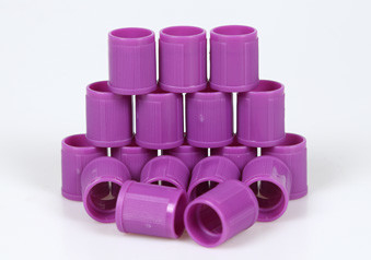 Le tube de collection de sang de Vacuum partie le bouchon en caoutchouc de fermetures de sécurité
