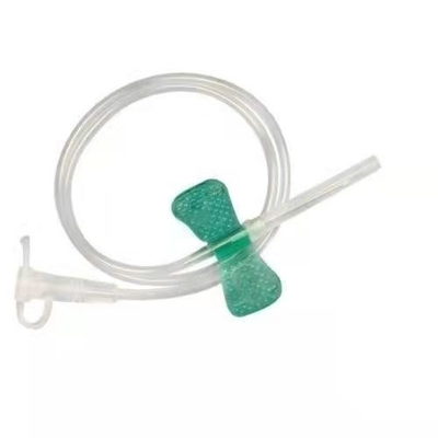 Aiguille de papillon de collection de sang de vert de 21 mesures 5/8 pouce 1,5 pouces