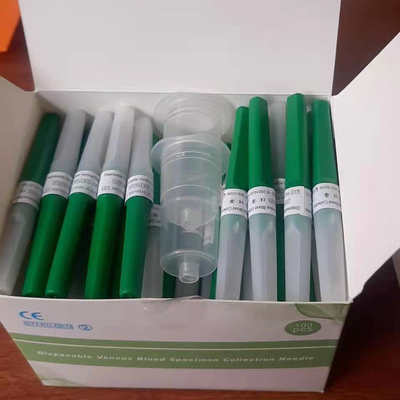 Aiguille de collection de sang de Vacuum d'aiguille de 21G*1 1/2 vert » Multisample