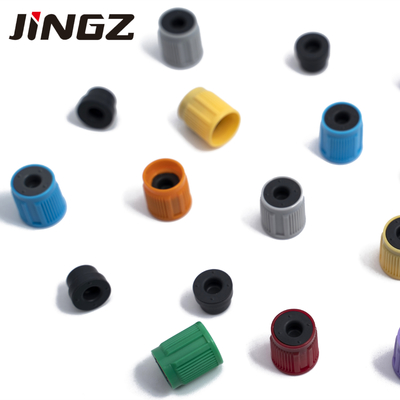 Le tube de collection de sang du diamètre 13mm 16mm partie le bouchon en caoutchouc de chapeau