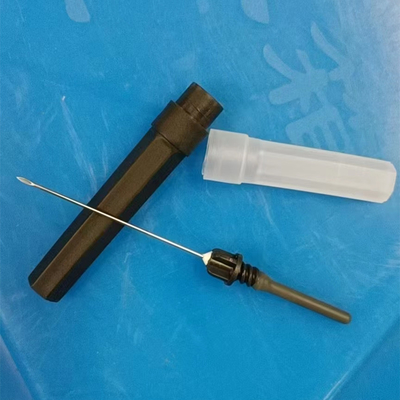 Aiguille multi noire de collection de sang d'échantillon de l'aiguille 22g de Vacuum avec le support