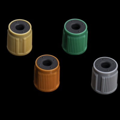 Le tube coloré de collection de sang de Vacuum partie des chapeaux de tube de 13mm 16mm