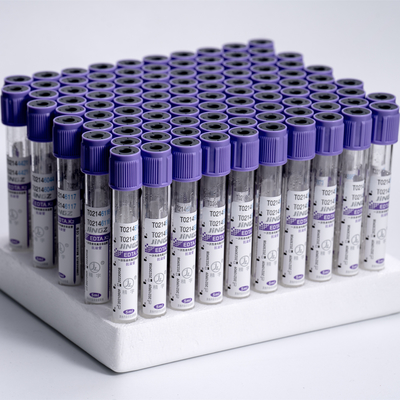 Tubes de collection de sang de vide d'EDTA de l'EDTA K2 Vacuum d'anticoagulant 13*100mm