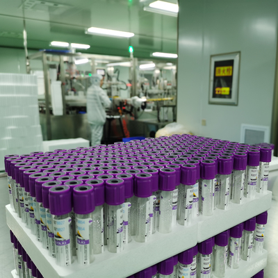 Tubes de collection de sang de vide d'EDTA de l'EDTA K2 Vacuum d'anticoagulant 13*100mm