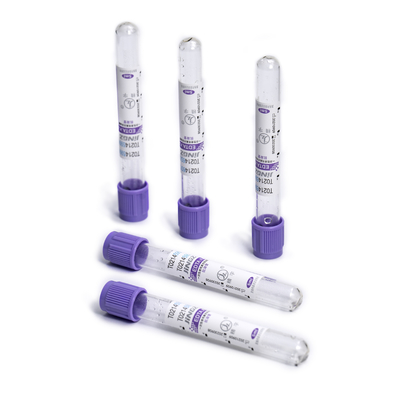 Tube d'EDTA de JINGZ 0.5ml-10ml K2 pour le vide d'analyse de sang selon l'altitude