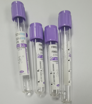 Le CE a approuvé le pourpre de tubes de l'EDTA 4ml les tubes que supérieurs d'aspiration de sang prélève disponible