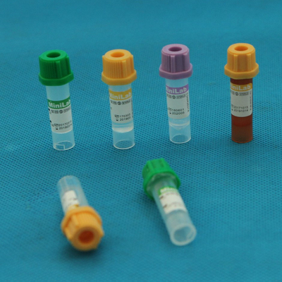 Tubes pédiatriques pourpres de collection de sang de volume des tubes 0.5ml de Vacuum petits