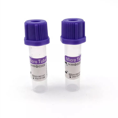 Tubes pédiatriques pourpres de collection de sang de volume des tubes 0.5ml de Vacuum petits