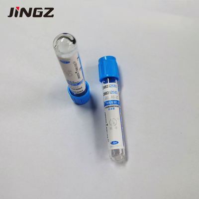 Tube micro de collection de sang de l'EDTA K3 de JINGZ 0.25ml-10ml avec les chapeaux de code à couleurs
