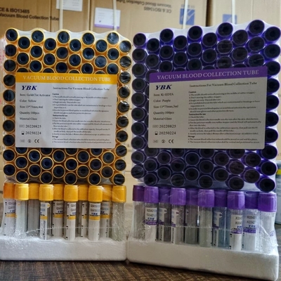 Tubes en verre d'ANIMAL FAMILIER du fabricant 0.5-10ml de tube d'EDTA de collection de sang de Vacuum