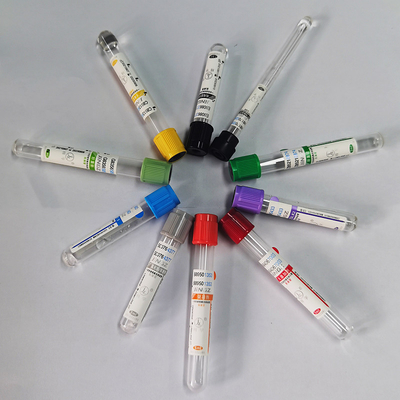 tube 1-10ml de gel de tube d'EDTA de tube de collection de prise de sang de 13*75mm Vacuum