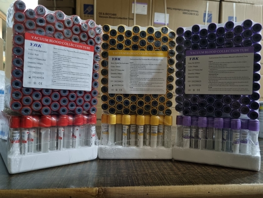 tube 1-10ml de gel de tube d'EDTA de tube de collection de prise de sang de 13*75mm Vacuum