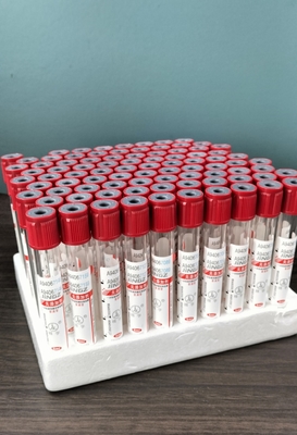 Fabricant Prélèvement de sang par tube simple sous vide Prélèvement de sang par tube médical Prélèvement de sang 2ml3ml5ml