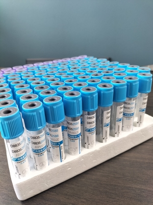 Test de vitre PET personnalisé médical Citrate de sodium 3,2% PT tube 2-10 ml tube de prélèvement sanguin sous vide