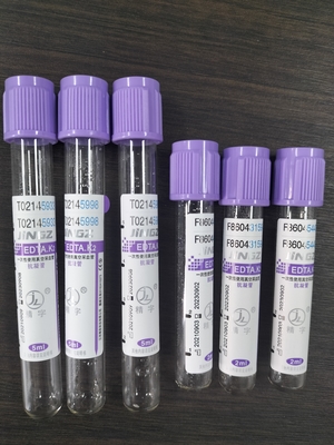 Tube de prélèvement de sang médical à capuche supérieure violette Type 1ml-10ml