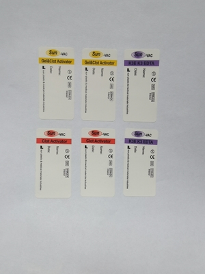 Étiquettes de tubes sanguins personnalisées avec code à barres