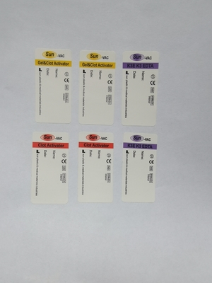 Étiquettes de tubes sanguins personnalisées avec code à barres