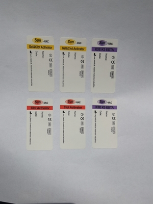 Étiquettes de tubes sanguins personnalisées avec code à barres