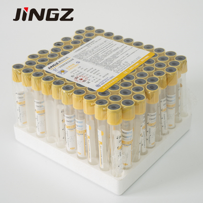 Vente à chaud de l'usine Activateur de coagulation par gel à capuche jaune Tubes de collecte de sang Tubes anticoagulantes SST