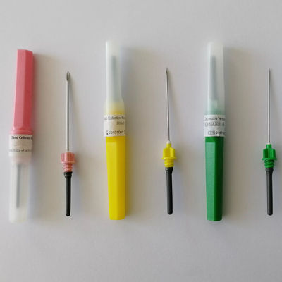 Aiguille de prélèvement de sang à usage unique en acier inoxydable 20-23g